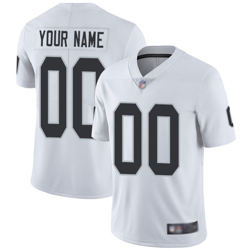 Oakland Raiders Customized White Team Color Vapor Untouchable Limited Stitched NFL Jersey
