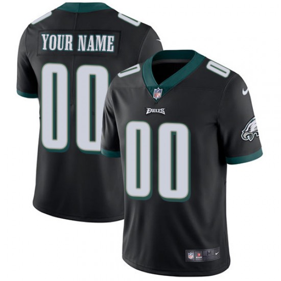 Philadelphia Eagles Customized Black Team ColorVapor Untouchable Limited Stitched NFL Jersey