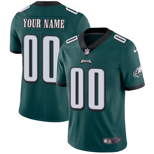Philadelphia Eagles Customized Midnight Green Team ColorVapor Untouchable Limited Stitched NFL Jersey