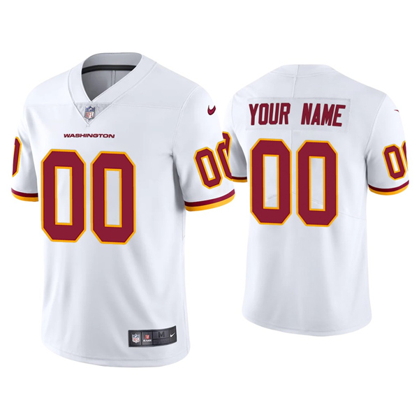 Washington Football Team Customized White NFL Stitched Jersey