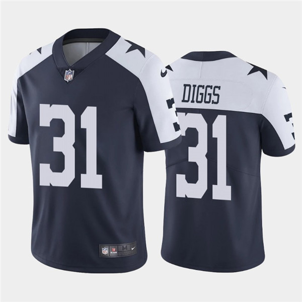 Dallas Cowboys #31 Trevon Diggs 2020 Navy Thanksgiving Limited Stitched Jersey