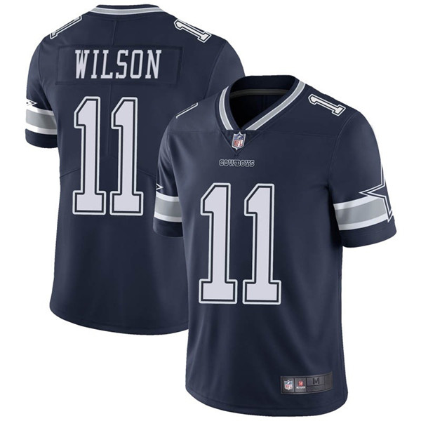 Dallas Cowboys #11 Cedrick Wilson Navy Vapor Untouchable Limited Stitched Jersey