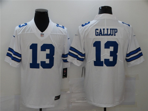 Dallas Cowboys #13 Michael Gallup 2019 White Vapor Untouchable Limited Stitched Jersey