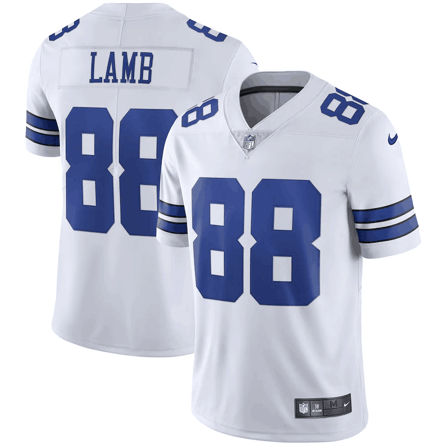 Dallas Cowboys #88 CeeDee Lamb White Vapor Limited Stitched Jersey