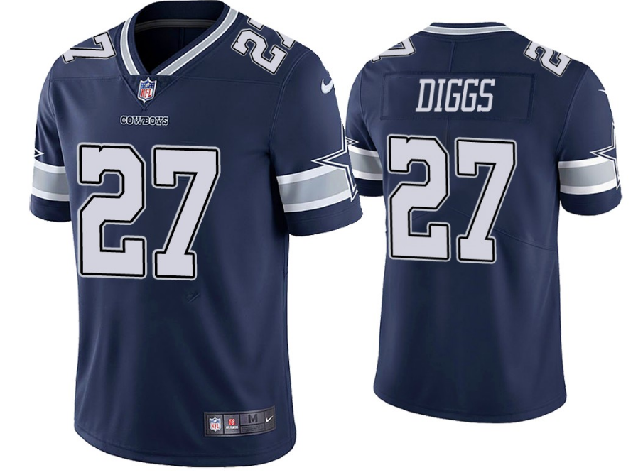 Dallas Cowboys #27 Trevon Diggs Navy Limited Stitched Jersey