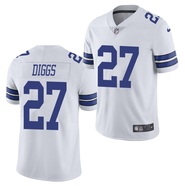 Dallas Cowboys #27 Trevon Diggs White Vapor Limited Stitched Jersey