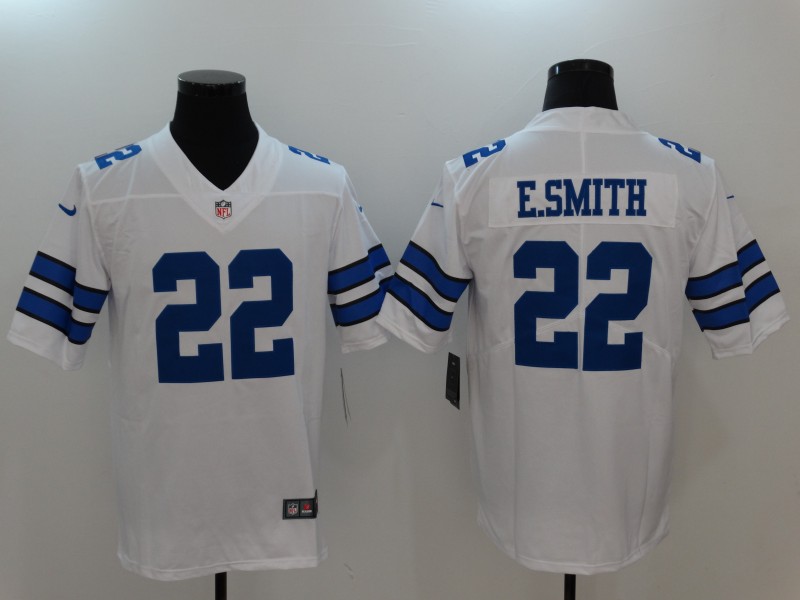 Dallas Cowboys #22 Emmitt Smith White Vapor Untouchable Player Limited Jersey