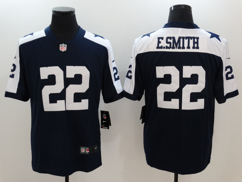 Dallas Cowboys #22 Emmitt Smith Navy Vapor Untouchable Player Limited Jersey