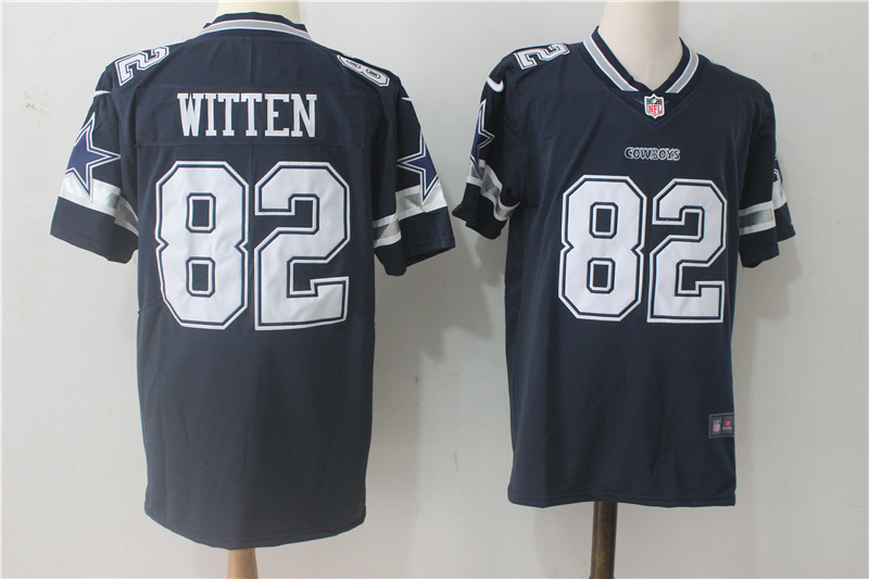 Dallas Cowboys #82 Jason Witten Navy Blue Team Color Stitched Vapor Untouchable Limited Nike Jersey