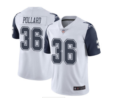 Dallas Cowboys #36 Tony Pollard White 2019 Vapor Untouchable Limited Stitched Jersey