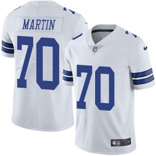 Dallas Cowboys #70 Zack Martin White Vapor Untouchable Limited Stitched Jersey