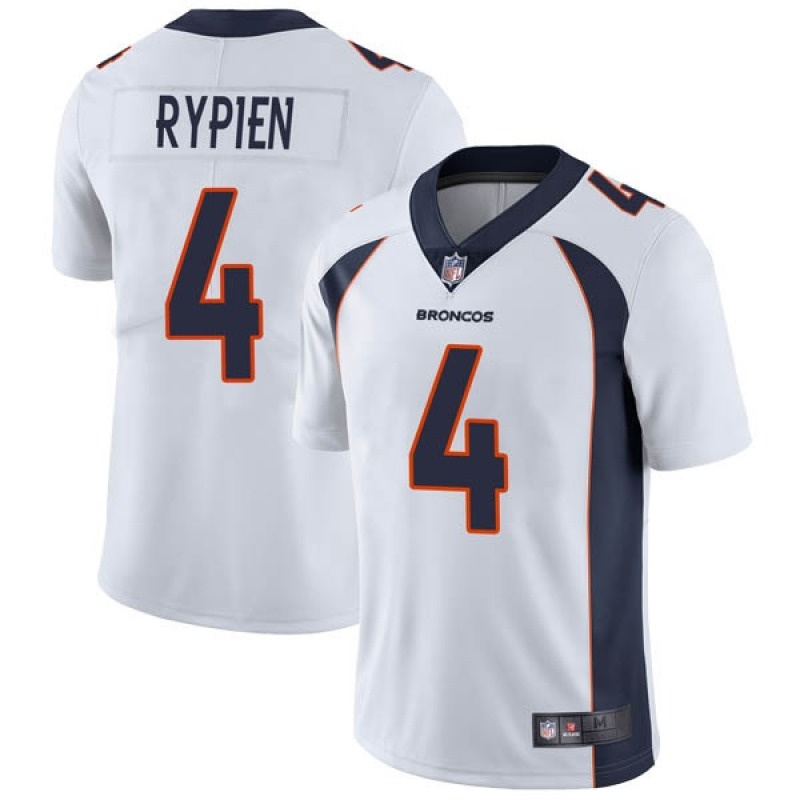 Denver Broncos #4 Brett Rypien White Vapor Untouchable Limited Stitched Jersey