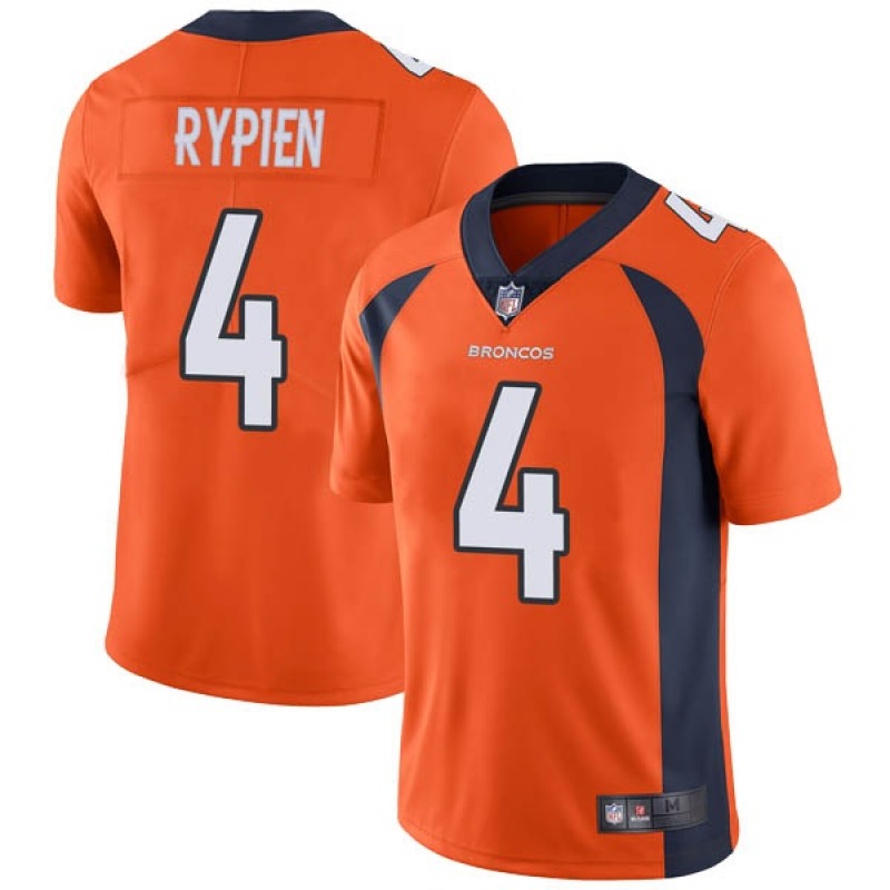 Denver Broncos #4 Brett Rypien Orange Vapor Untouchable Limited Stitched Jersey
