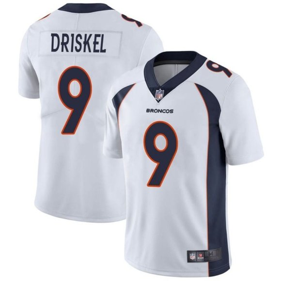 Denver Broncos #9 Jeff Driskel White Vapor Untouchable Limited Stitched Jersey