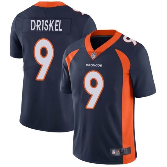 Denver Broncos #9 Jeff Driskel Navy Vapor Untouchable Limited Stitched Jersey