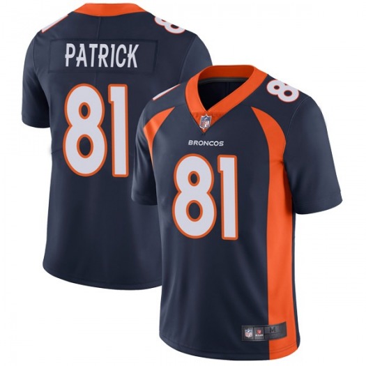 Denver Broncos #81 Tim Patrick Navy Vapor Untouchable Limited Stitched Jersey