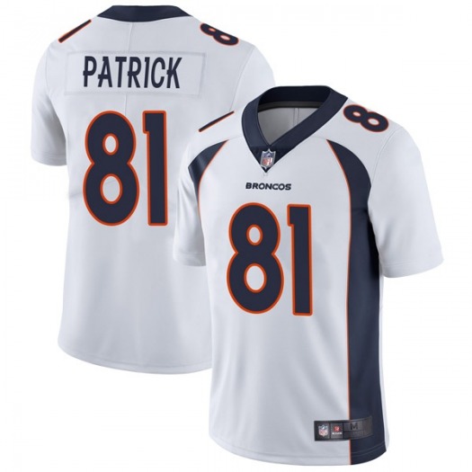 Denver Broncos #81 Tim Patrick White Vapor Untouchable Limited Stitched Jersey