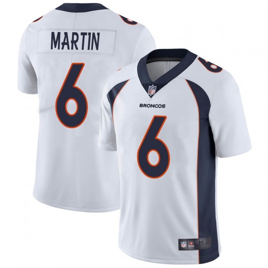 Denver Broncos #6 Sam Martin White Vapor Untouchable Limited Stitched Jersey