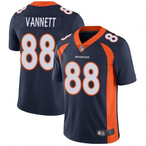 Denver Broncos #88 Nick Vannett Navy Vapor Untouchable Limited Stitched Jersey