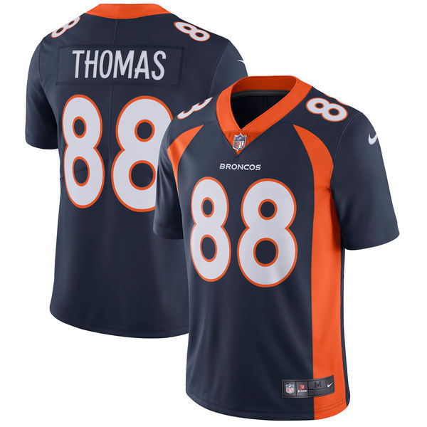 Denver Broncos #88 Demaryius Thomas Navy Vapor Untouchable Limited Stitched Jersey 