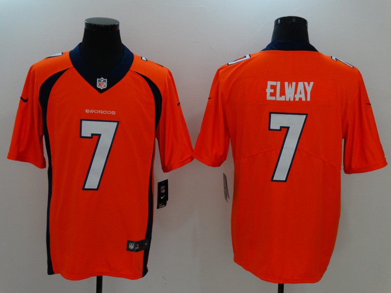 Denver Broncos #7 John Elway Orange Vapor Untouchable Player Limited Jersey