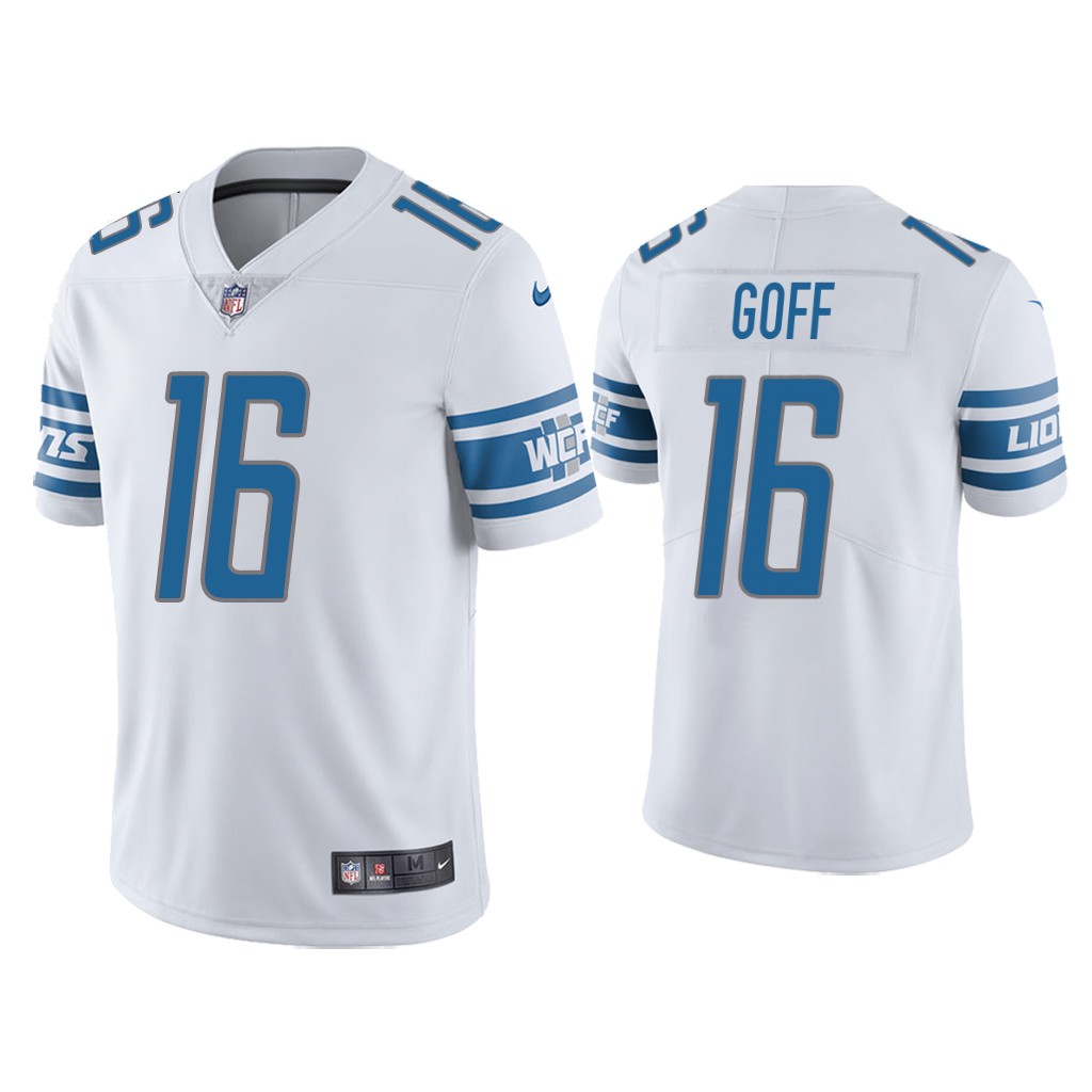 Detroit Lions #16 Jared Goff White Vapor Untouchable Limited Stitched Jersey