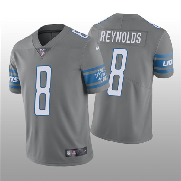 Detroit Lions #8 Josh Reynolds Grey Vapor Untouchable Limited Stitched Jersey