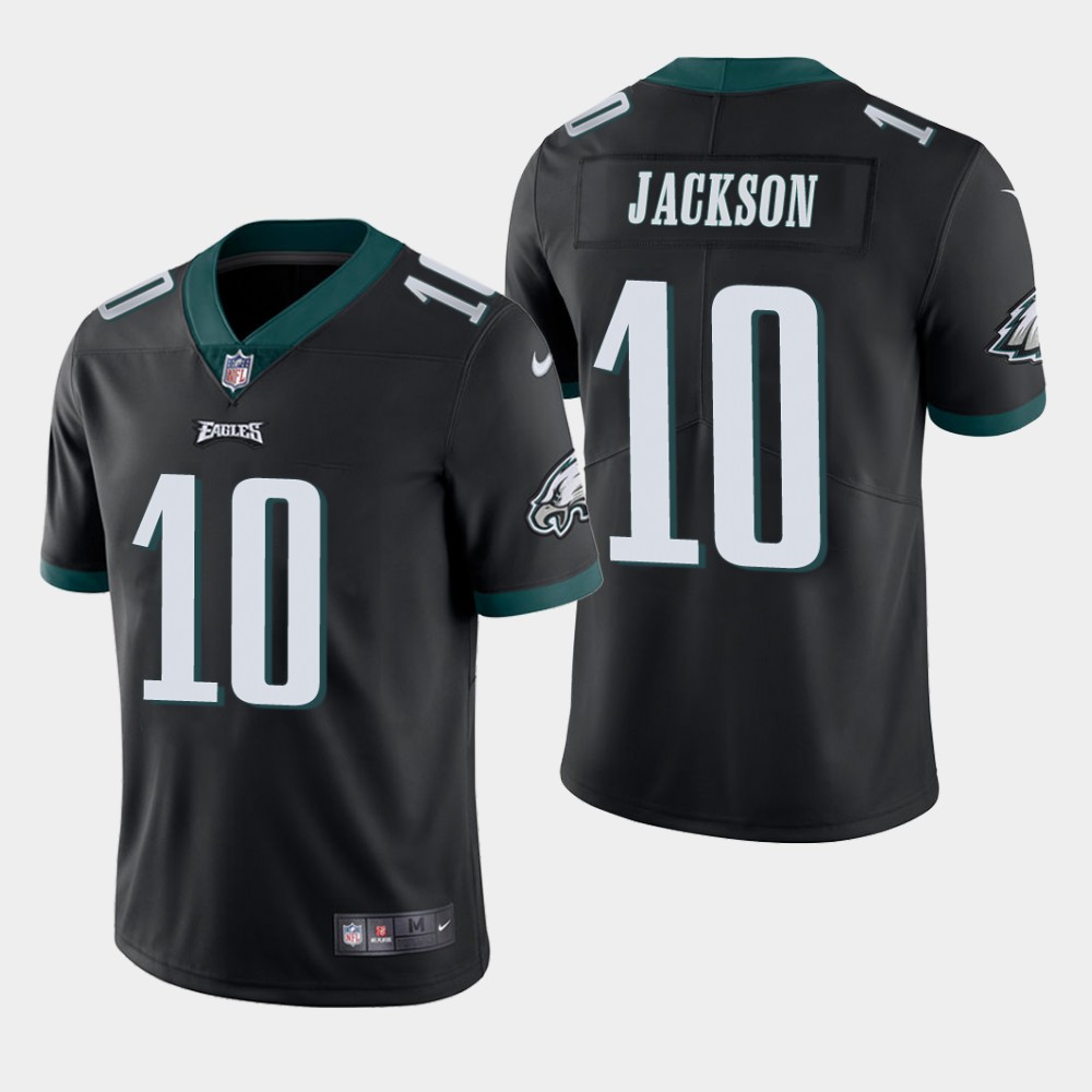 Eagles #10 DeSean Jackson Midnight Black Vapor Untouchable Limited Stitched Jersey