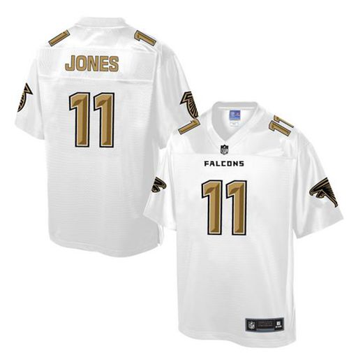 Falcons #11 Julio Jones White Pro Line Fashion Game Nike Jersey