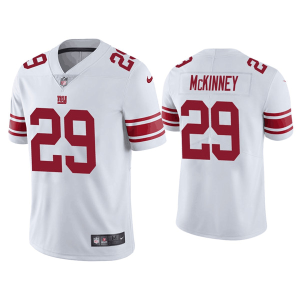 Giants #29 Xavier McKinney White Vapor Untouchable Limited Stitched Jersey
