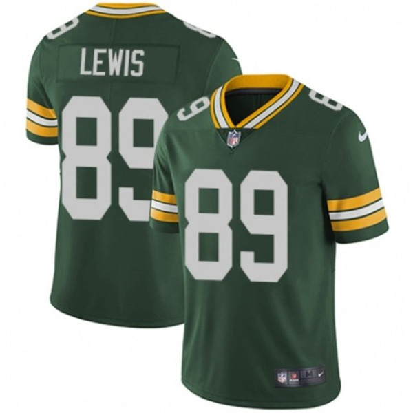 Green Bay Packers #89 Marcedes Lewis Green Vapor Untouchable Limited Stitched Jersey