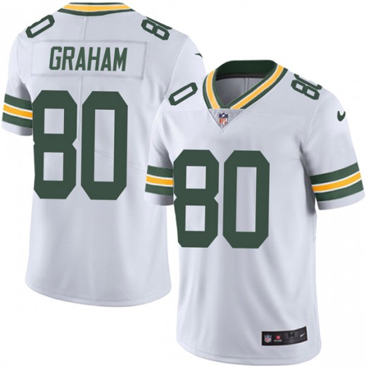 Green Bay Packers #80 Jimmy Graham White Vapor Untouchable Limited Stitched Jersey