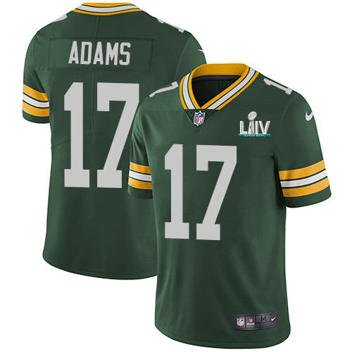 Green Bay Packers #17 Davante Adams Green Super Bowl LIV Vapor Untouchable Stitched Limited Jersey