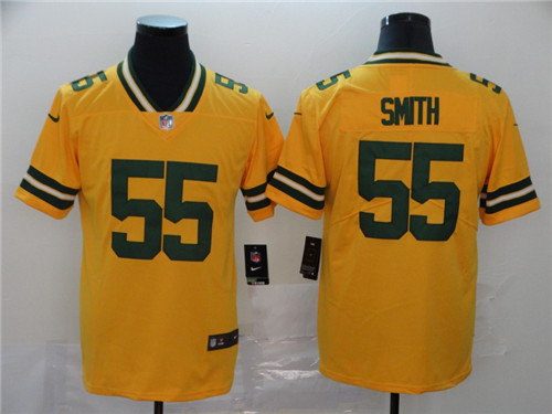 Green Bay Packers #55 Za'Darius Smith Gold Inverted Legend Stitched Limited Jersey