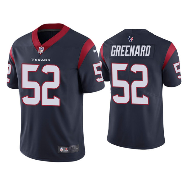 Houston Texans #52 Jonathan Greenard Navy Vapor Untouchable Limited Stitched Jersey