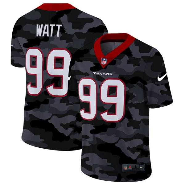 Houston Texans #99 J.J. Watt 2020 Camo Limited Stitched Jersey