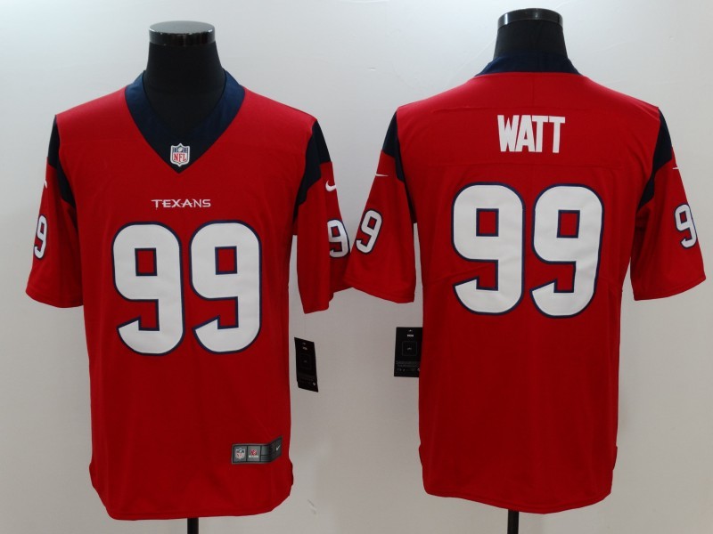 Houston Texans #99 J.J. Watt Nike Red Vapor Untouchable Limited Stitched Jersey