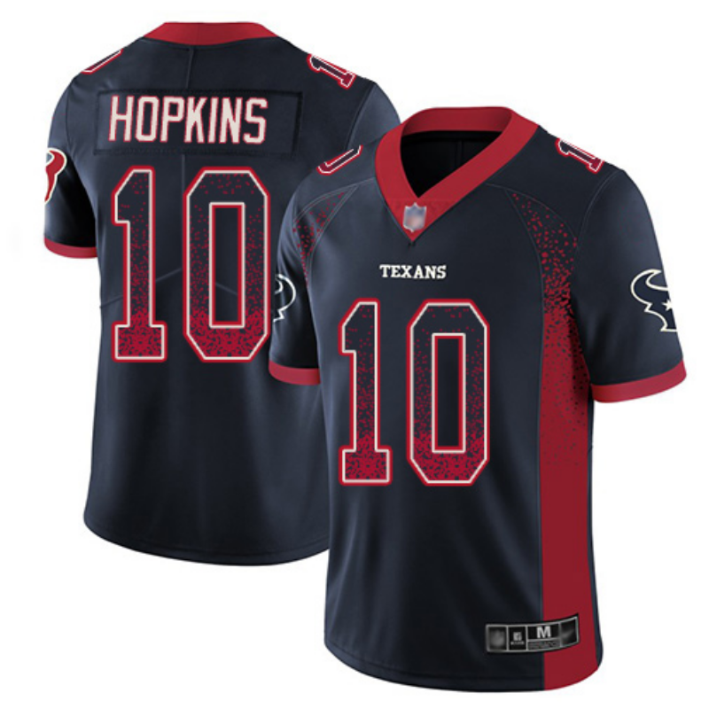 Houston Texans #10 DeAndre Hopkins Navy 2018 Drift Fashion Color Rush Limited Stitched Jersey
