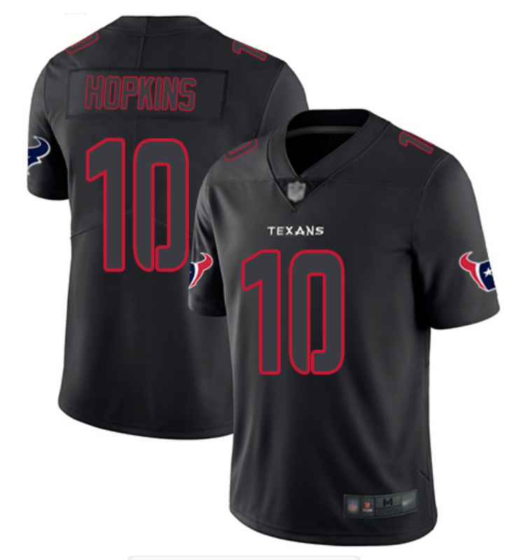 Houston Texans #10 DeAndre Hopkins Black Impact Limited Stitched Jersey