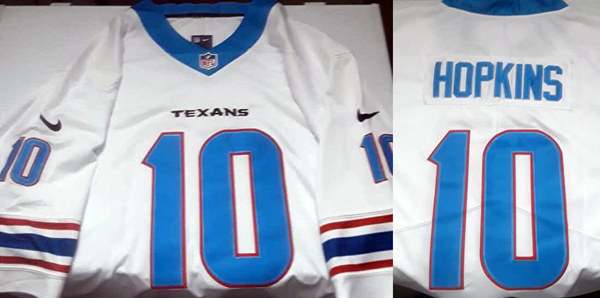 Houston Texans #10 DeAndre Hopkins White Limited Stitched Jersey
