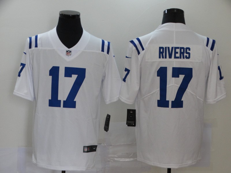 Indianapolis Colts #17 Philip Rivers White Vapor Untouchable Limited Stitched Jersey