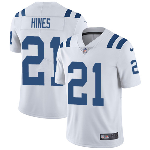 Indianapolis Colts #21 Nyheim Hines White Vapor Untouchable Limited Stitched Jersey