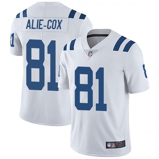 Indianapolis Colts #81 Mo Alie-Cox White Vapor Untouchable Limited Stitched Jersey