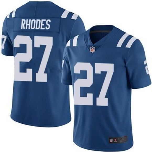 Indianapolis Colts #27 Xavier Rhodes Blue Vapor Untouchable Limited Stitched Jersey