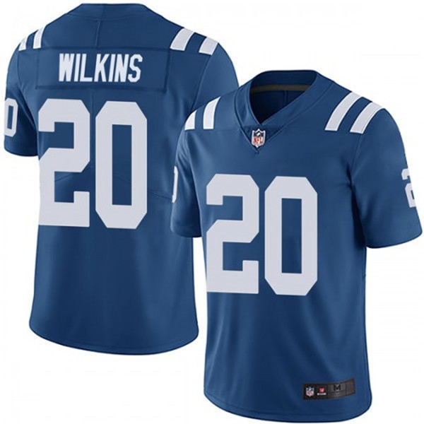 Indianapolis Colts #20 Jordan Wilkins Blue Vapor Untouchable Limited Stitched Jersey