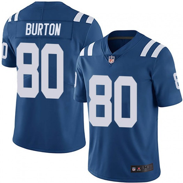 Indianapolis Colts #80 Trey Burton Blue Vapor Untouchable Limited Stitched Jersey