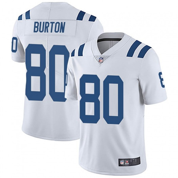 Indianapolis Colts #80 Trey Burton White Vapor Untouchable Limited Stitched Jersey