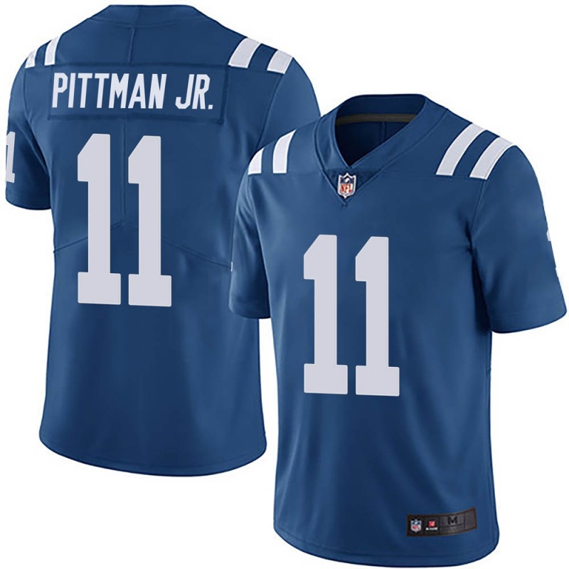 Indianapolis Colts #11 Michael Pittman Jr. Blue Vapor Untouchable Limited Stitched Jersey