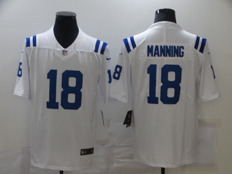 Indianapolis Colts #18 Peyton Manning White Vapor Untouchable Limited Stitched Jersey