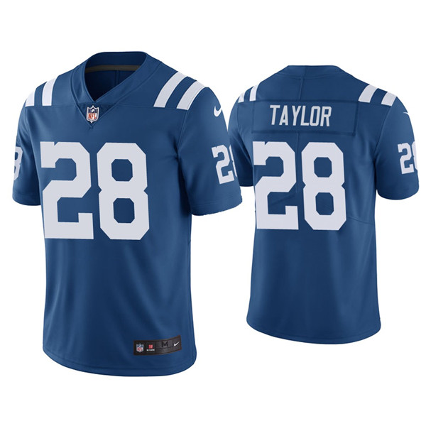 Indianapolis Colts #28 Jonathan Taylor Royal Vapor Untouchable Limited Stitched Jersey